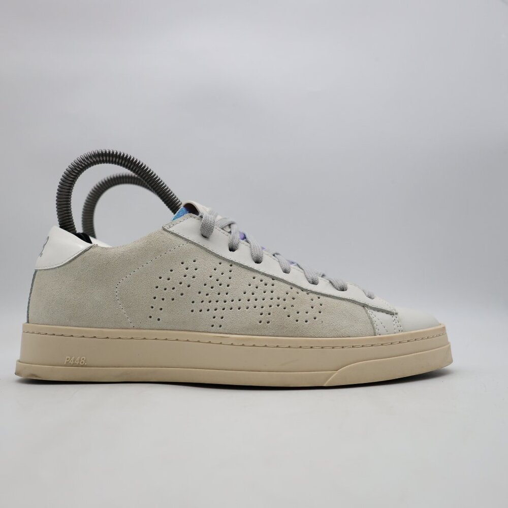 P448 John Sneakers Women's Size EU 37 Leather Lace Up Tennis Shoes